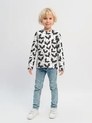 Детский лонгслив / Летучие мыши