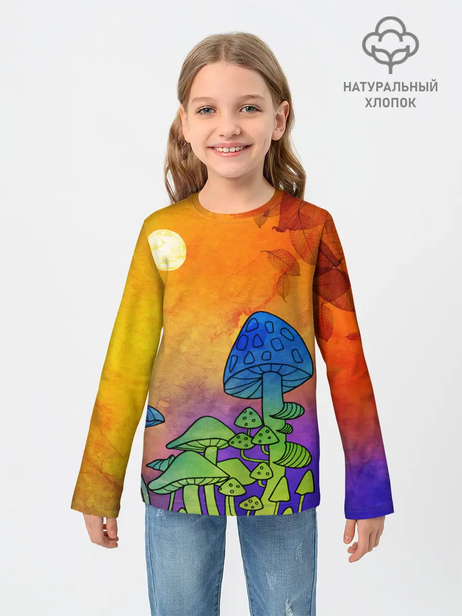 Детский лонгслив / Заколдованный лес