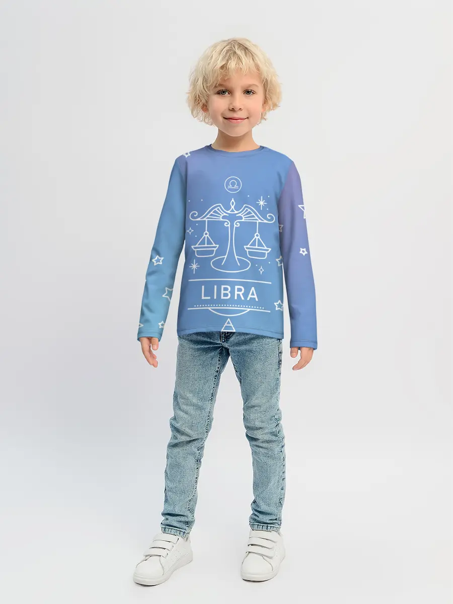 Детский лонгслив / Знак Весы