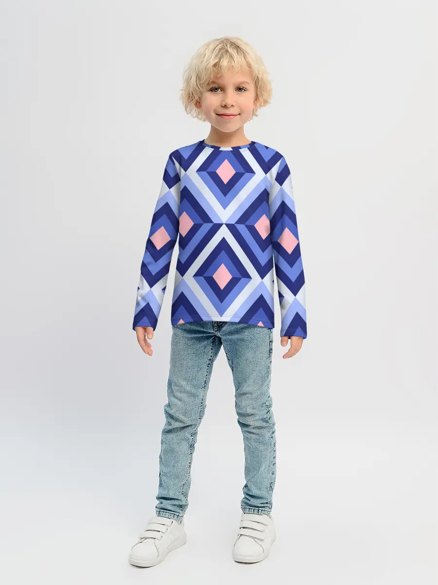 Детский лонгслив / узор