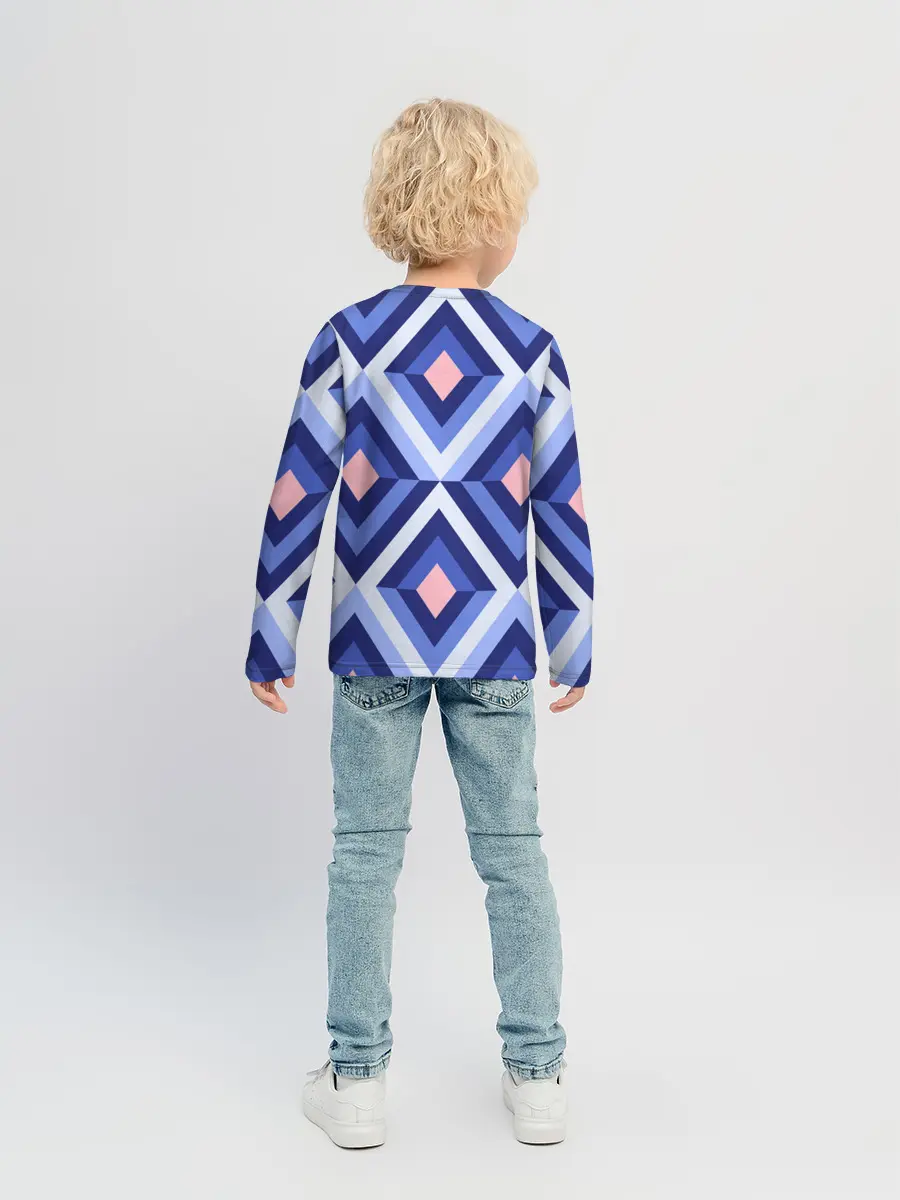 Детский лонгслив / узор