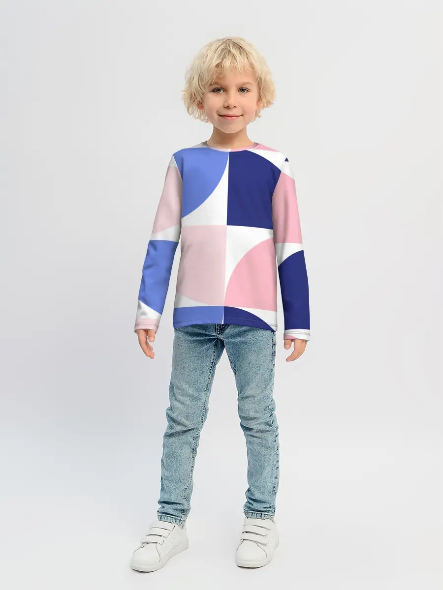 Детский лонгслив / узоры