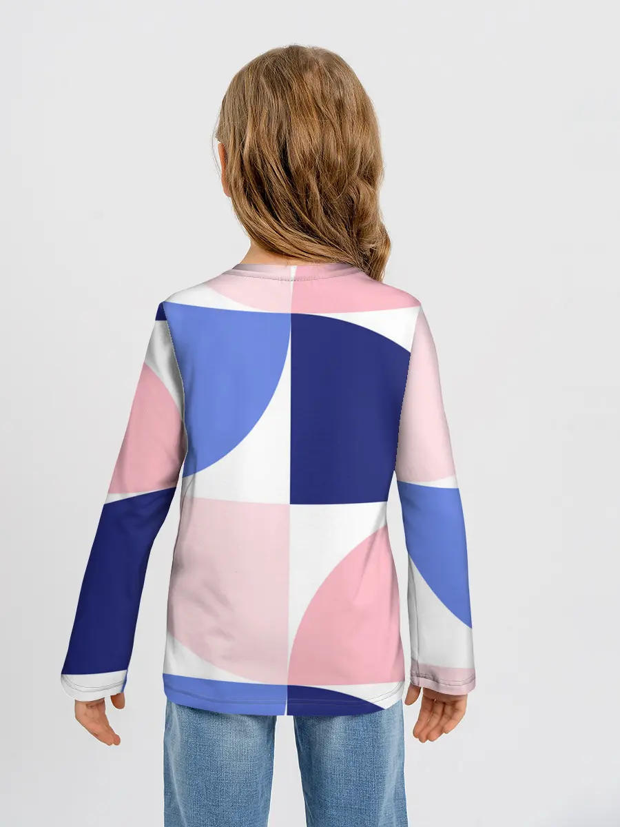 Детский лонгслив / узоры