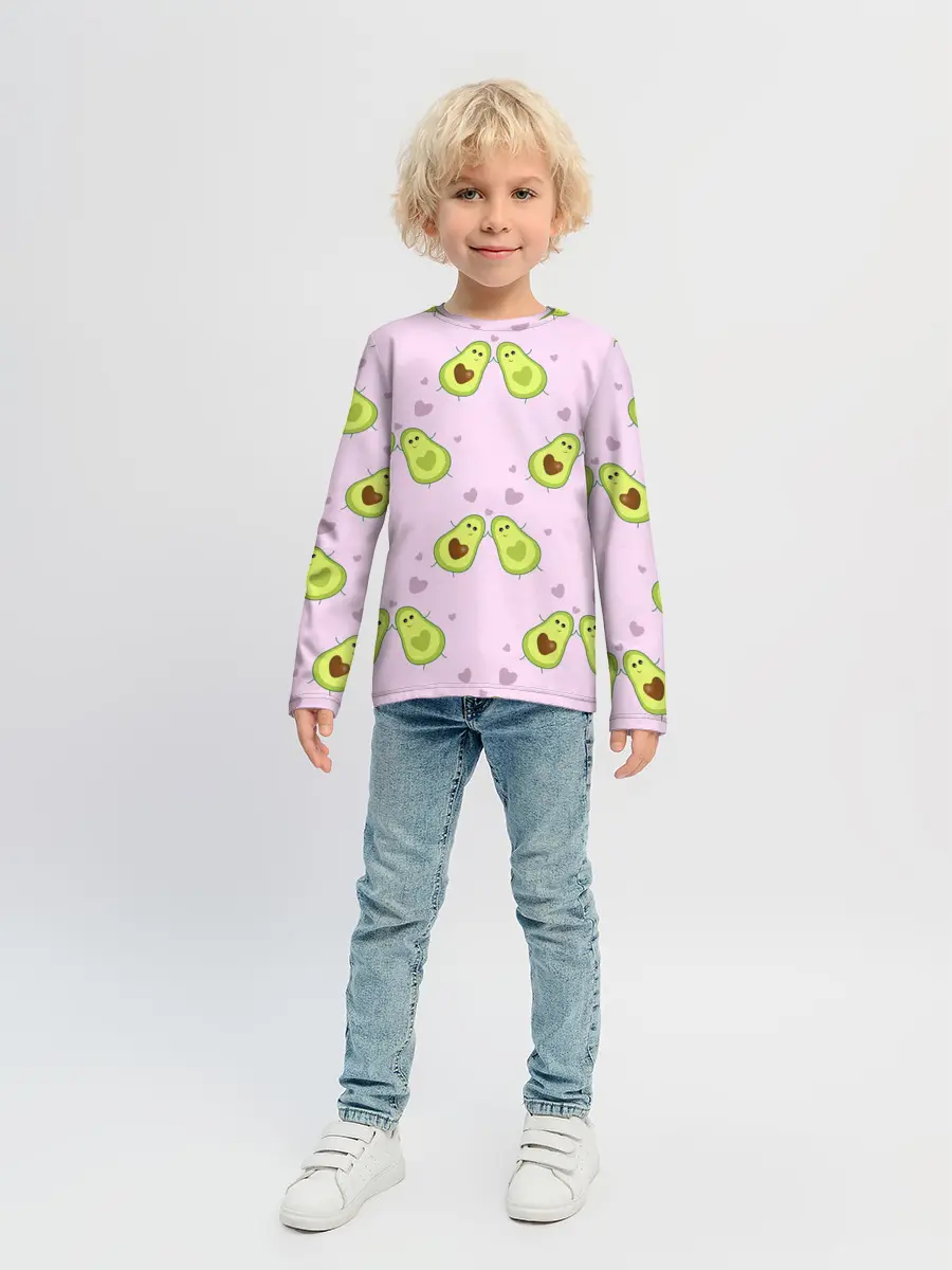 Детский лонгслив / Любовь | Авокадиков