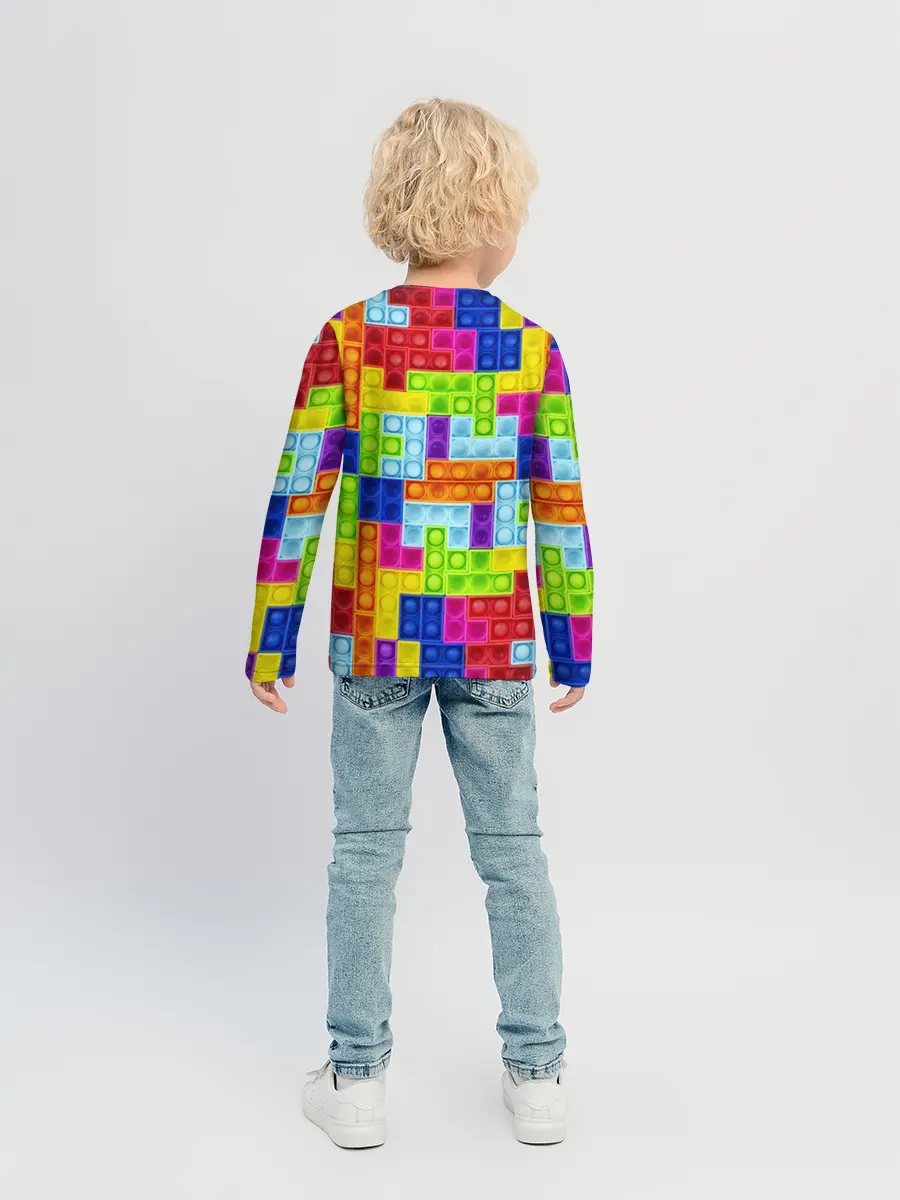 Детский лонгслив / POP IT | ПОП ИТ ПАЗЛ