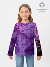 Детский лонгслив / фиолетовый китай