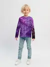 Детский лонгслив / фиолетовый китай