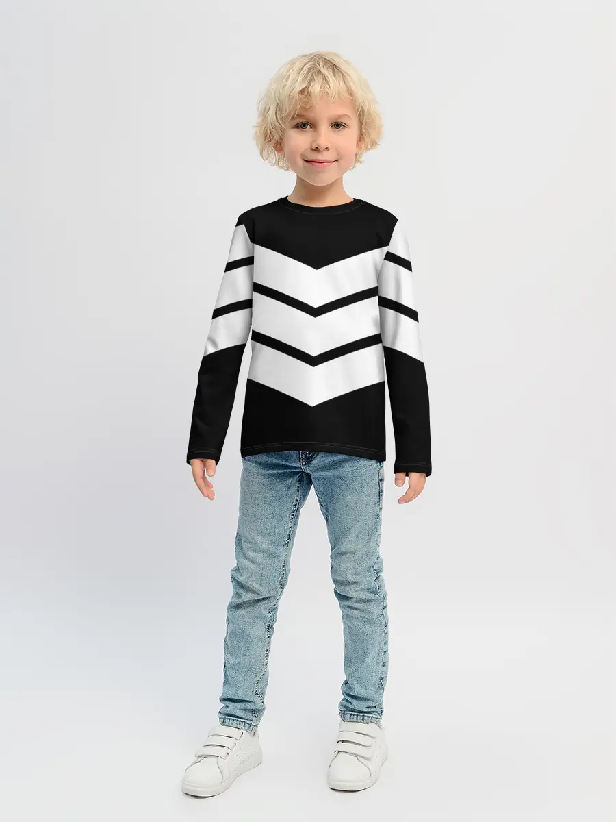 Детский лонгслив / Три полоски