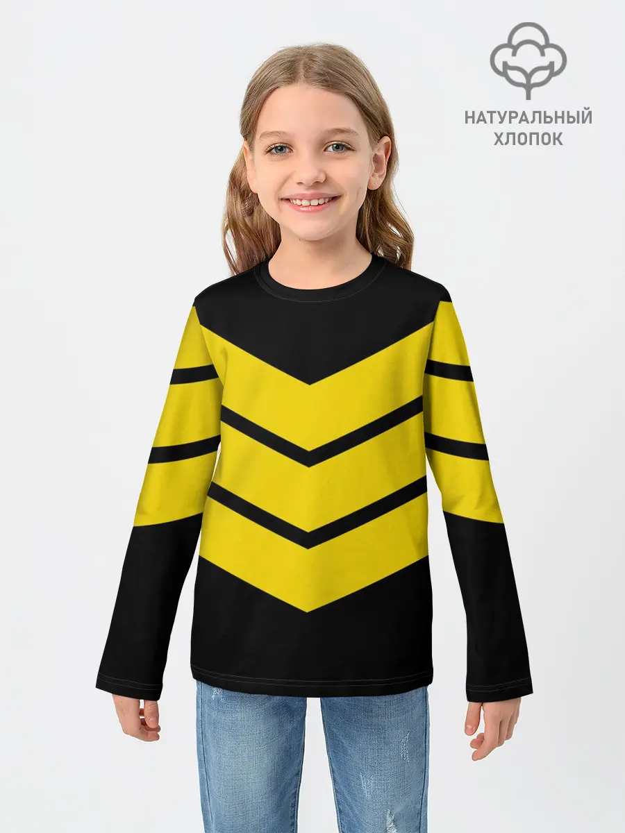 Детский лонгслив / Три полоски