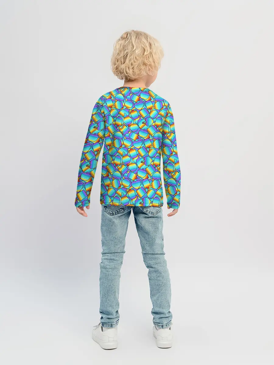 Детский лонгслив / POP IT MIX | ПОП ИТ