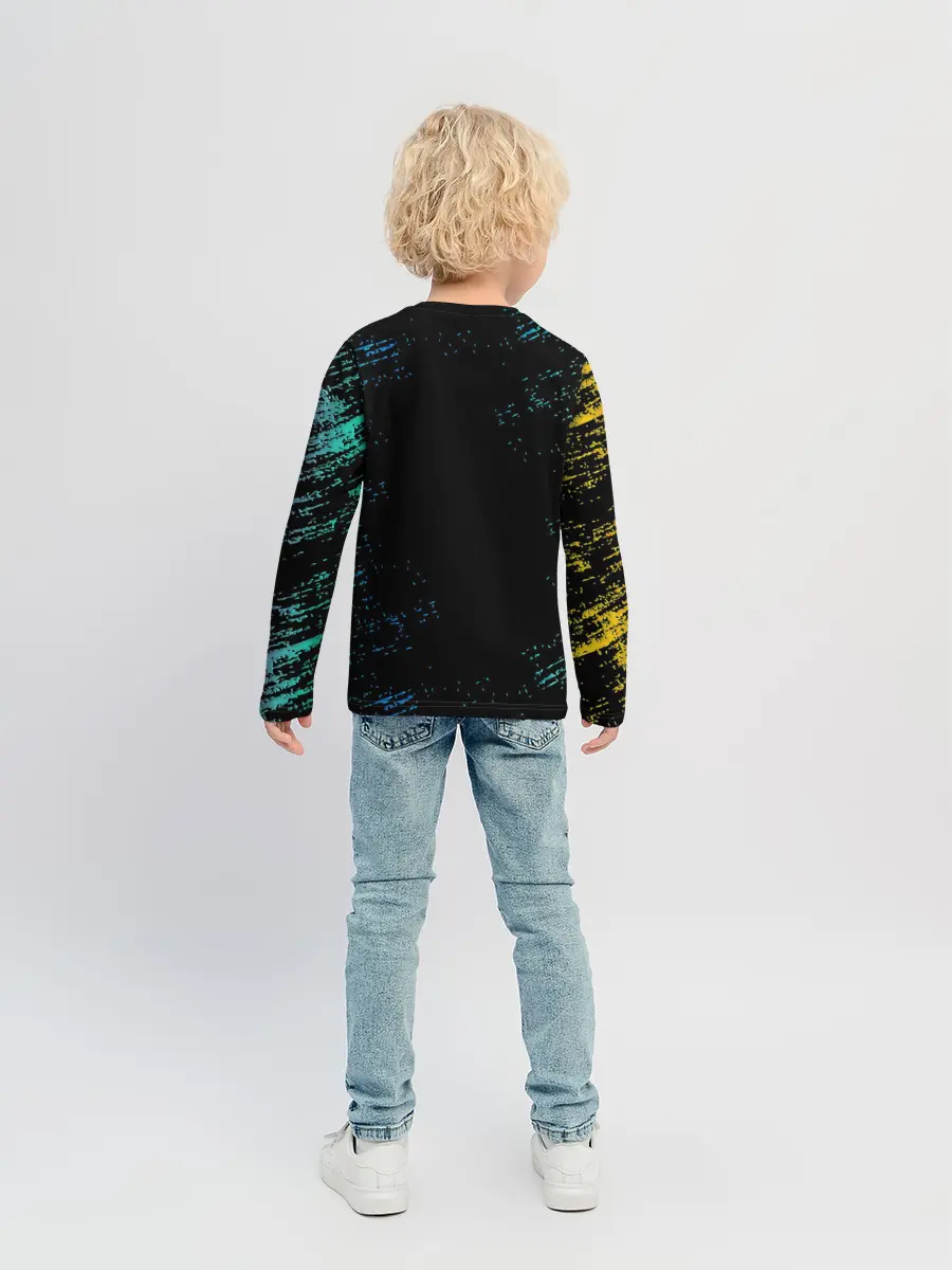 Детский лонгслив / POP IT DINOSAUR | ДИНОЗАВР