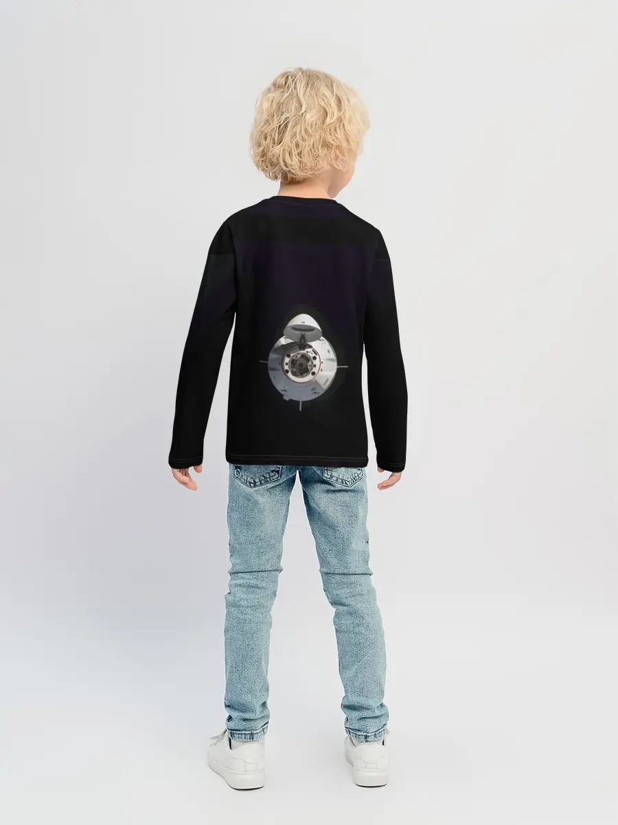 Детский лонгслив / SpaceX Dragon 2