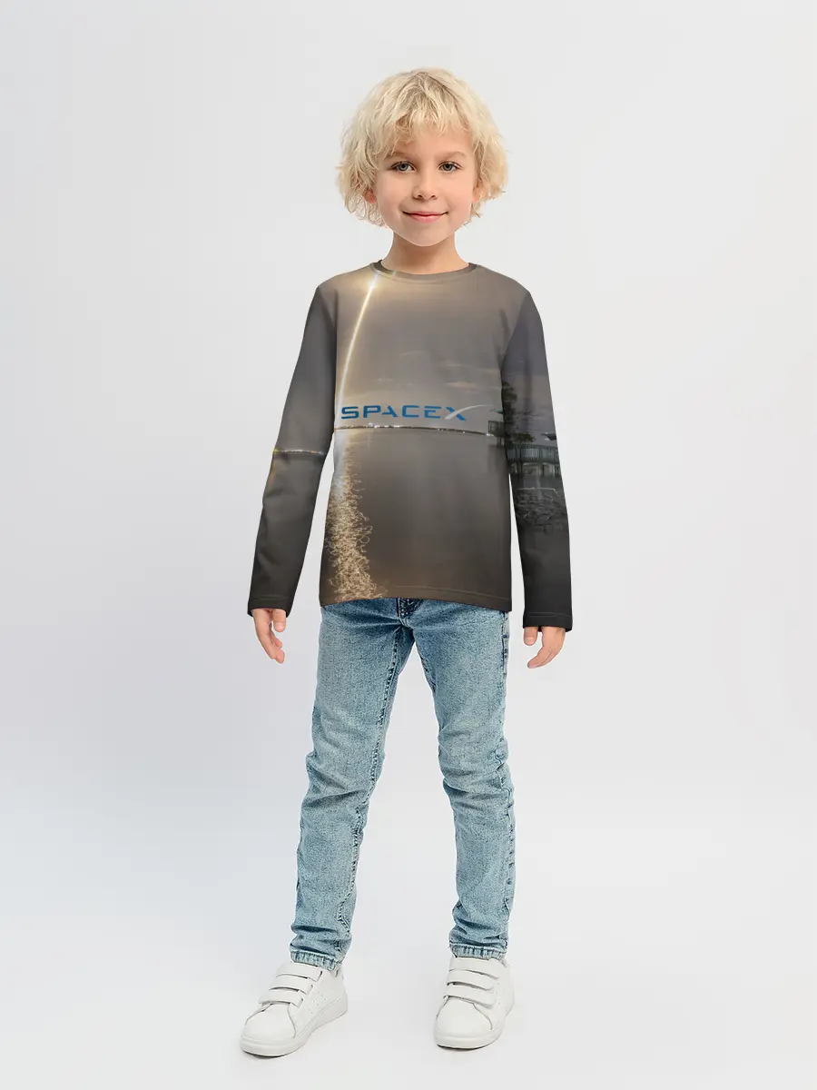 Детский лонгслив / SpaceX Dragon 2