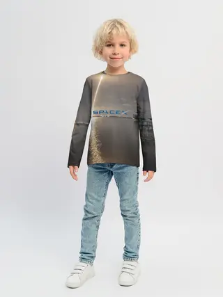 Детский лонгслив / SpaceX Dragon 2