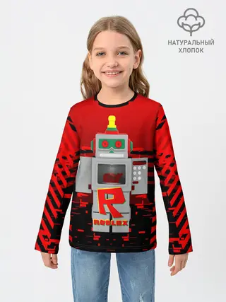 Детский лонгслив / ROBO | ROBLOX | РОБЛОКС