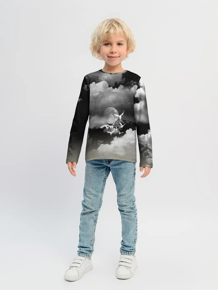 Детский лонгслив / Cloudy Night