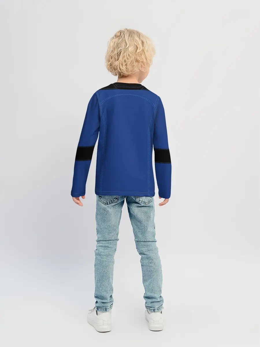 Детский лонгслив / Blue origin. Костюм астронавта