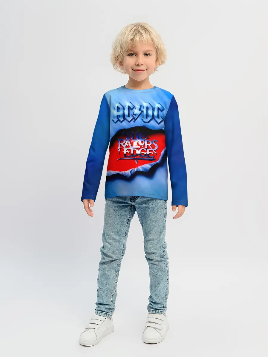 Детский лонгслив / AC/DC - The Razor’s Edge