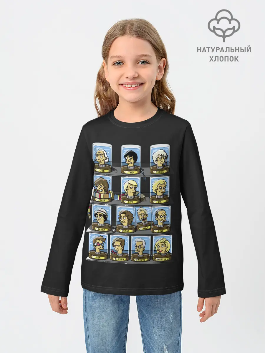 Детский лонгслив / 12 Докторов