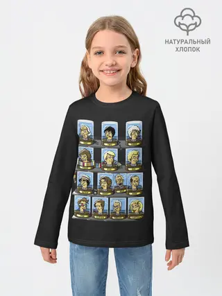 Детский лонгслив / 12 Докторов