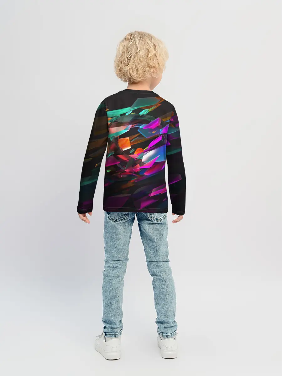 Детский лонгслив / Стеклянный лед