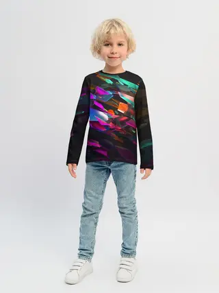 Детский лонгслив / Стеклянный лед