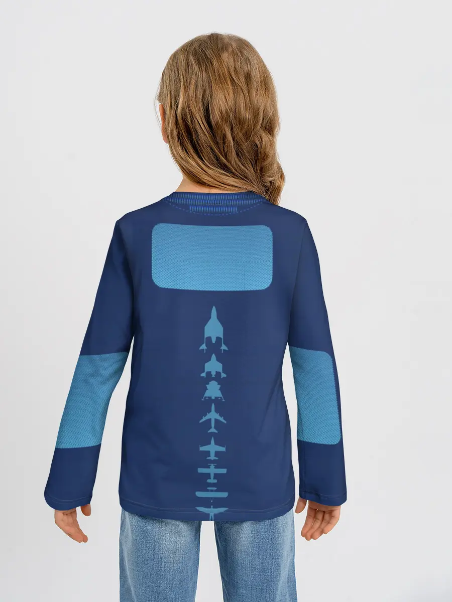 Детский лонгслив / Virgin Galactic, Форма