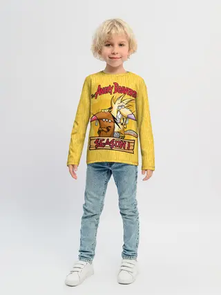 Детский лонгслив / Крутые Бобры