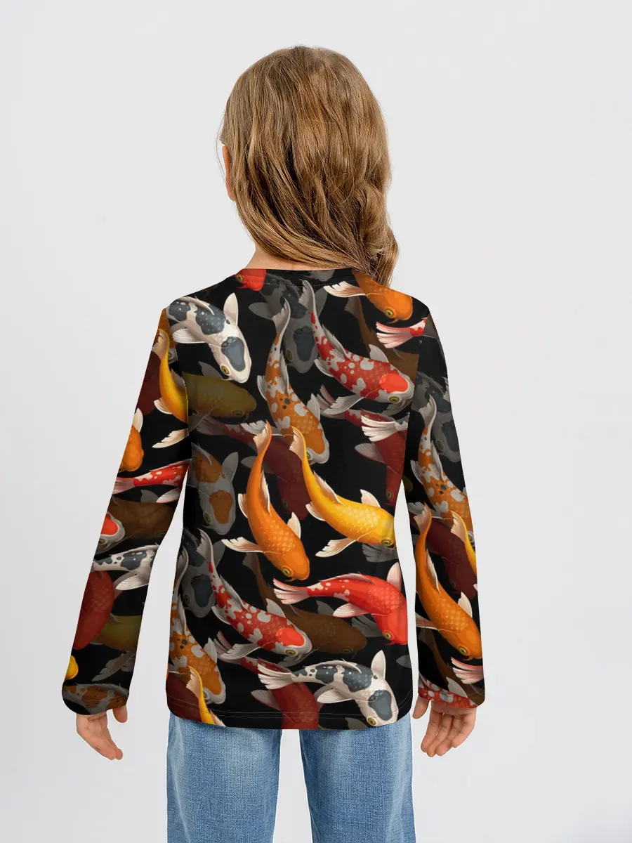 Детский лонгслив / Карпы кои | Японские карпы
