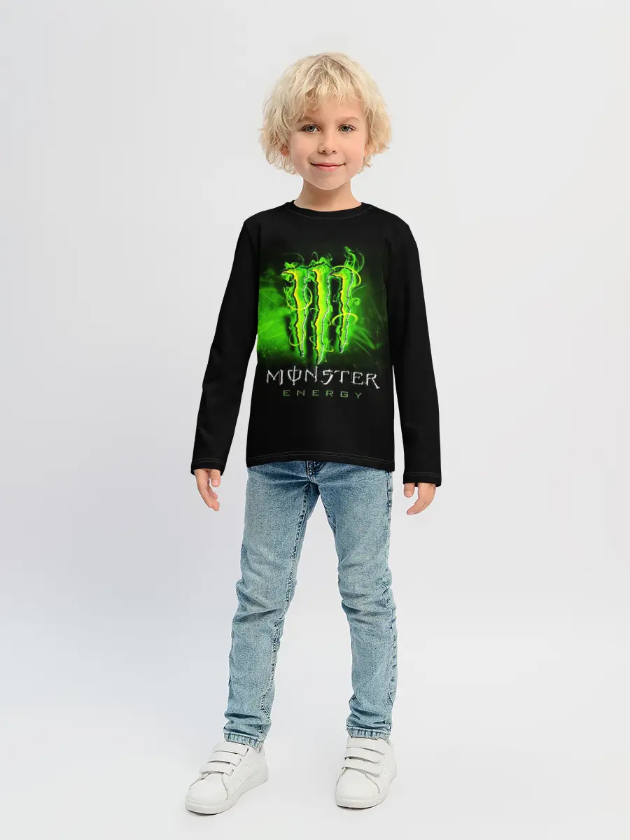 Детский лонгслив / MONSTER ENERGY NEON | НЕОН