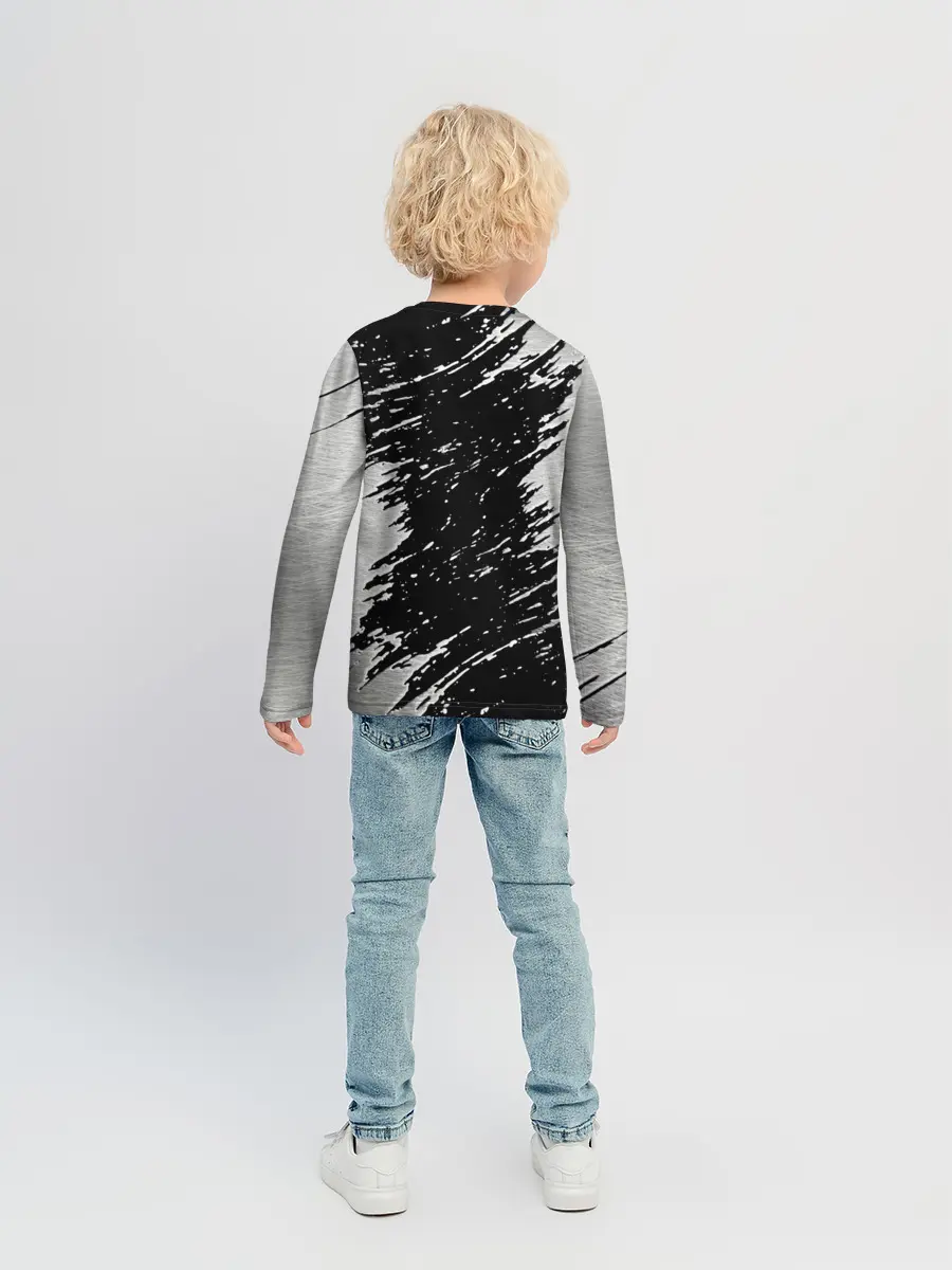 Детский лонгслив / THE WITCHER LOGO STEEL