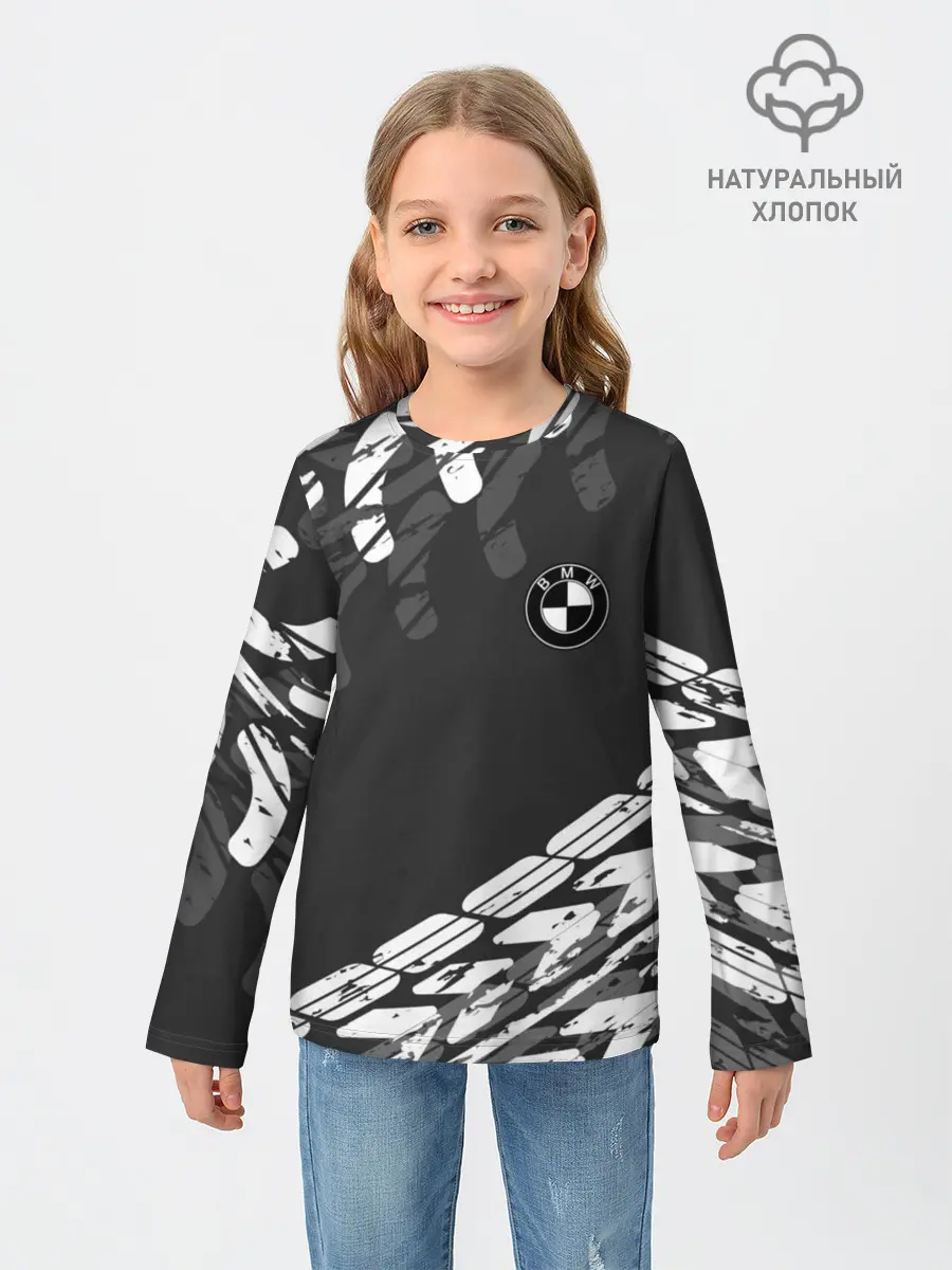 Детский лонгслив / БМВ | BMW TIRE TREAD