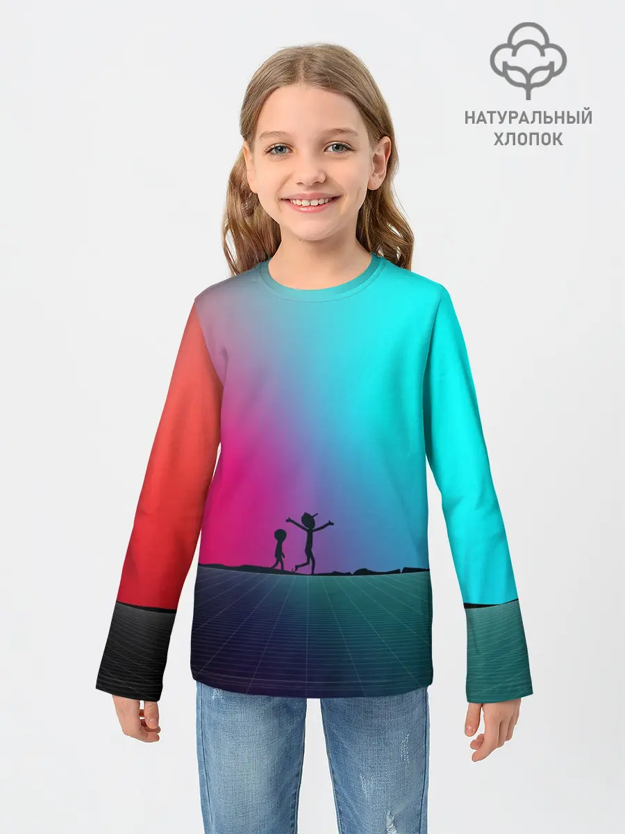 Детский лонгслив / Open World