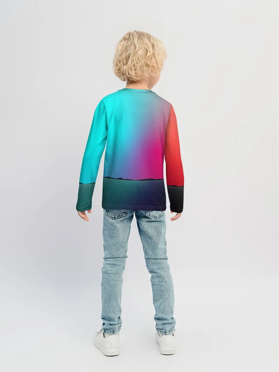 Детский лонгслив / Open World