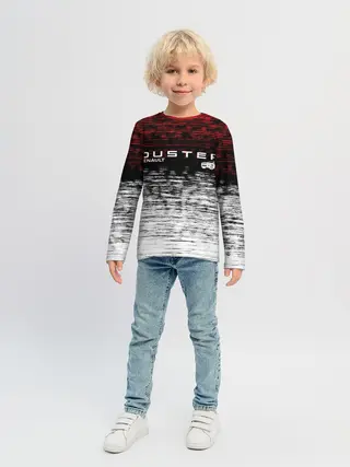 Детский лонгслив / Renault Duster | полосы гранж