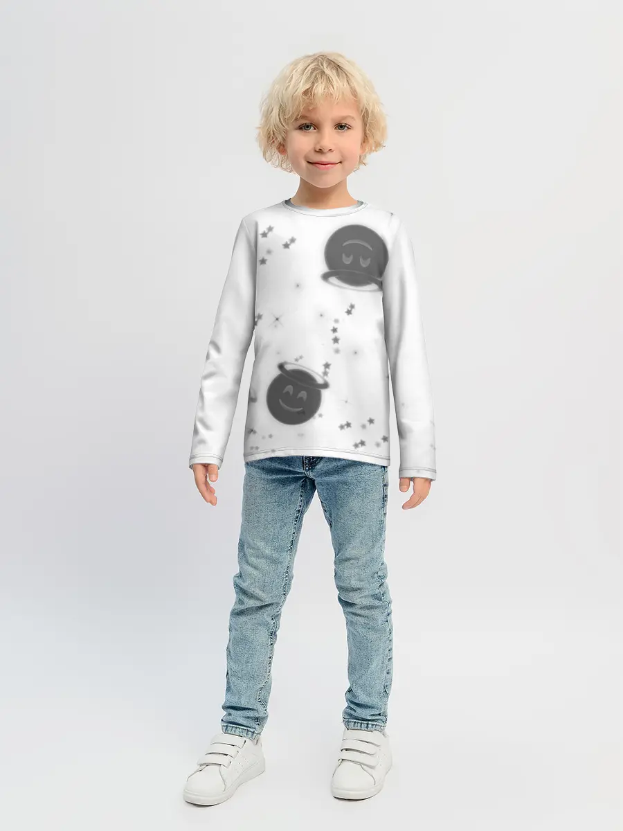 Детский лонгслив / Смайл