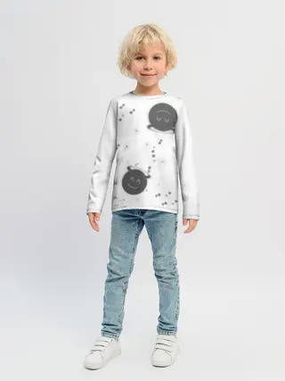 Детский лонгслив / Смайл