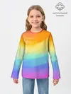 Детский лонгслив / РАДУЖНЫЕ ВОЛНЫ | RAINBOW WAVES