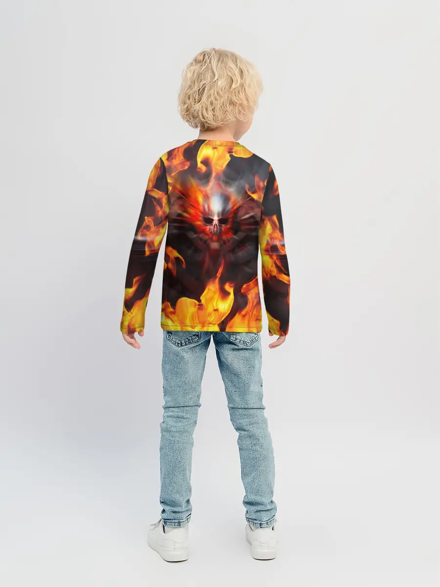 Детский лонгслив / FIRE GEARS OF WAR | ПОСТЕР В ОГНЕ
