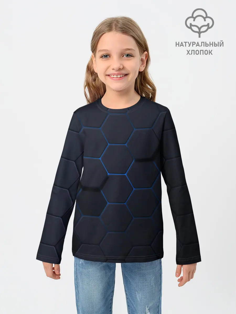 Детский лонгслив / Техносоты