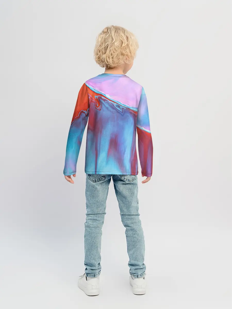 Детский лонгслив / Вода и песок