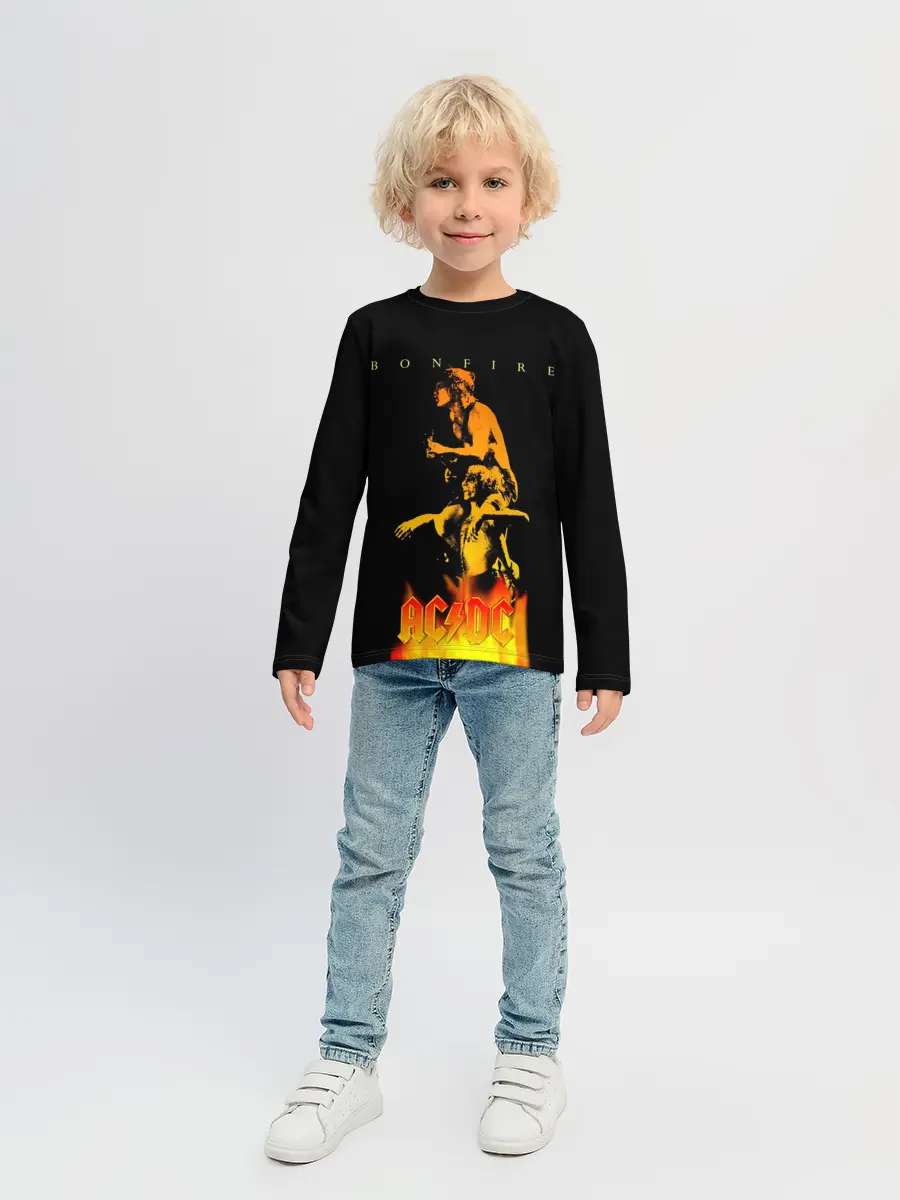 Детский лонгслив / Bonfire AC/DC