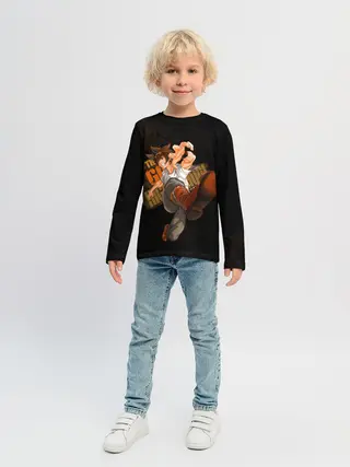 Детский лонгслив / Мори Джин Бог старшей школы