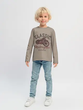 Детский лонгслив / Классические мотоциклы