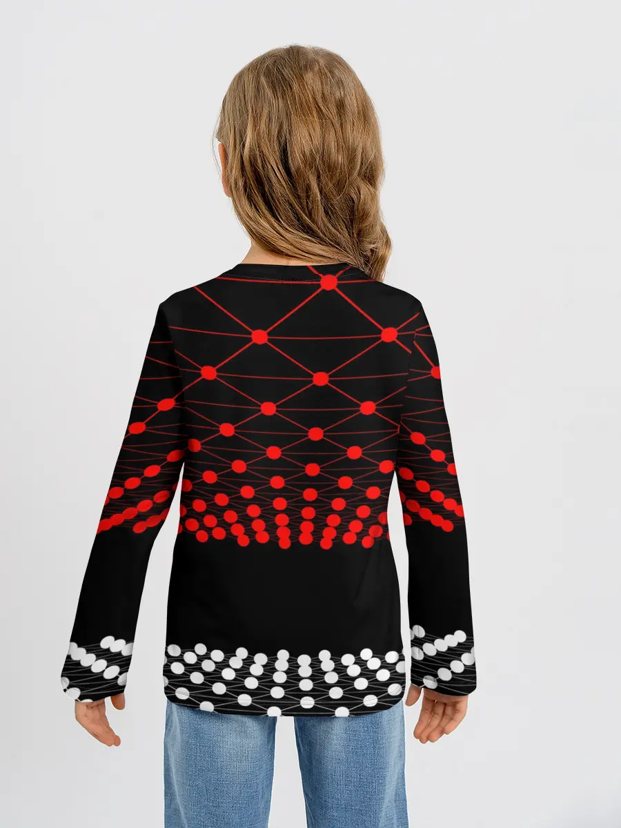 Детский лонгслив / Абстракция