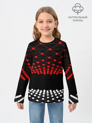 Детский лонгслив / Абстракция