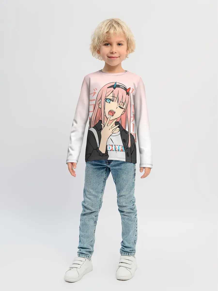 Детский лонгслив / Zero Two Darling in the Franxx