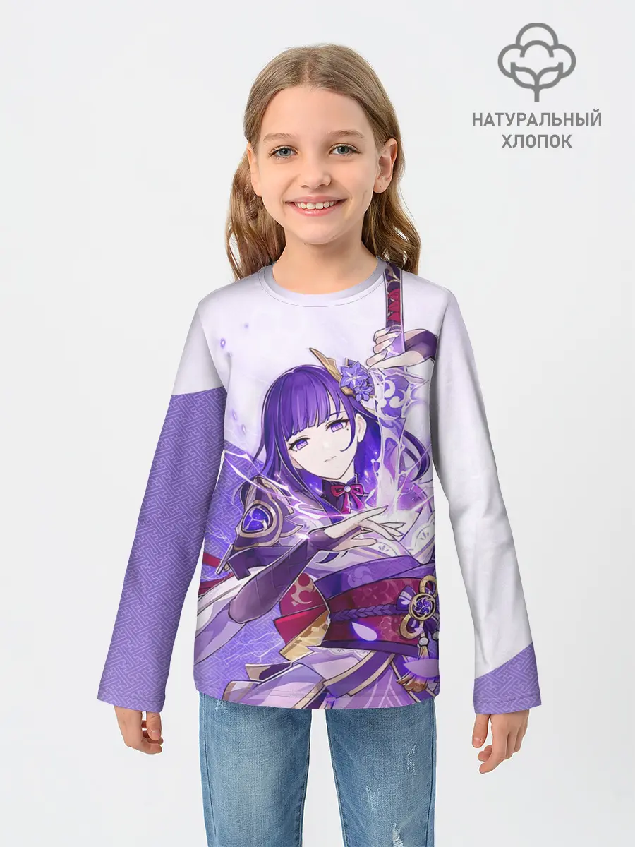 Детский лонгслив / Raiden Shogun | Genshin Impact
