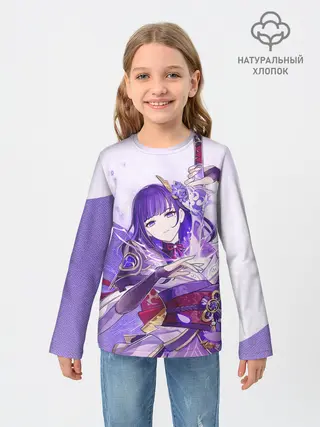 Детский лонгслив / Raiden Shogun | Genshin Impact