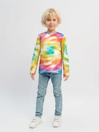 Детский лонгслив / РАДУЖНЫЙ УРАГАН | HURRICANE